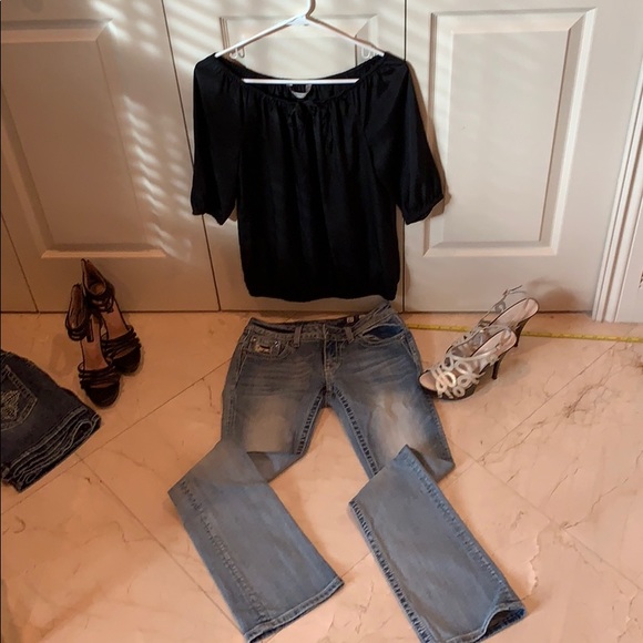 Miss me light blue jeans, boot cut, JP6063B2 - Picture 9 of 10